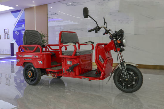 Buon prezzo Triciclo elettrico passeggeri da 800w con seggiolino di sicurezza pieghevole in linea