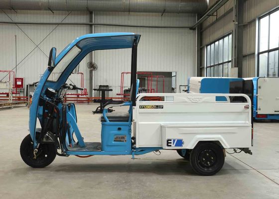 Harga yang bagus Sepeda Motor Tricycle Semi tertutup Sunshade Electric Tricycle 800W 30km/H 65km/H on line