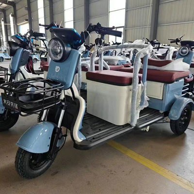 รถสามล้อไฟฟ้าสำหรับผู้สูงอายุเพื่อการพักผ่อนและการเดินทางแบบไม่พับเก็บได้